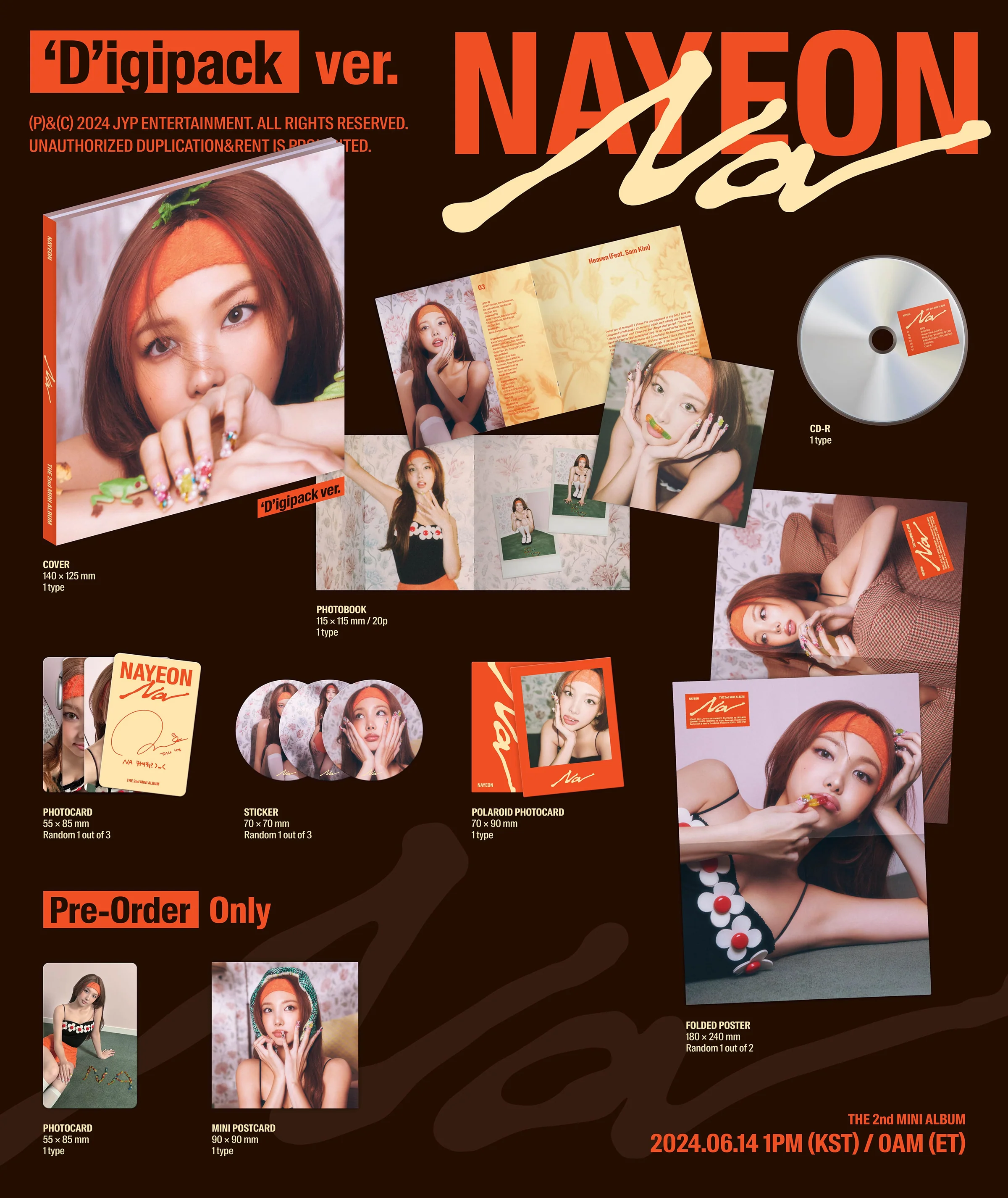NAYEON (TWICE) - 2nd Mini Album [NA] ('D'igipack Ver.) - Image 4