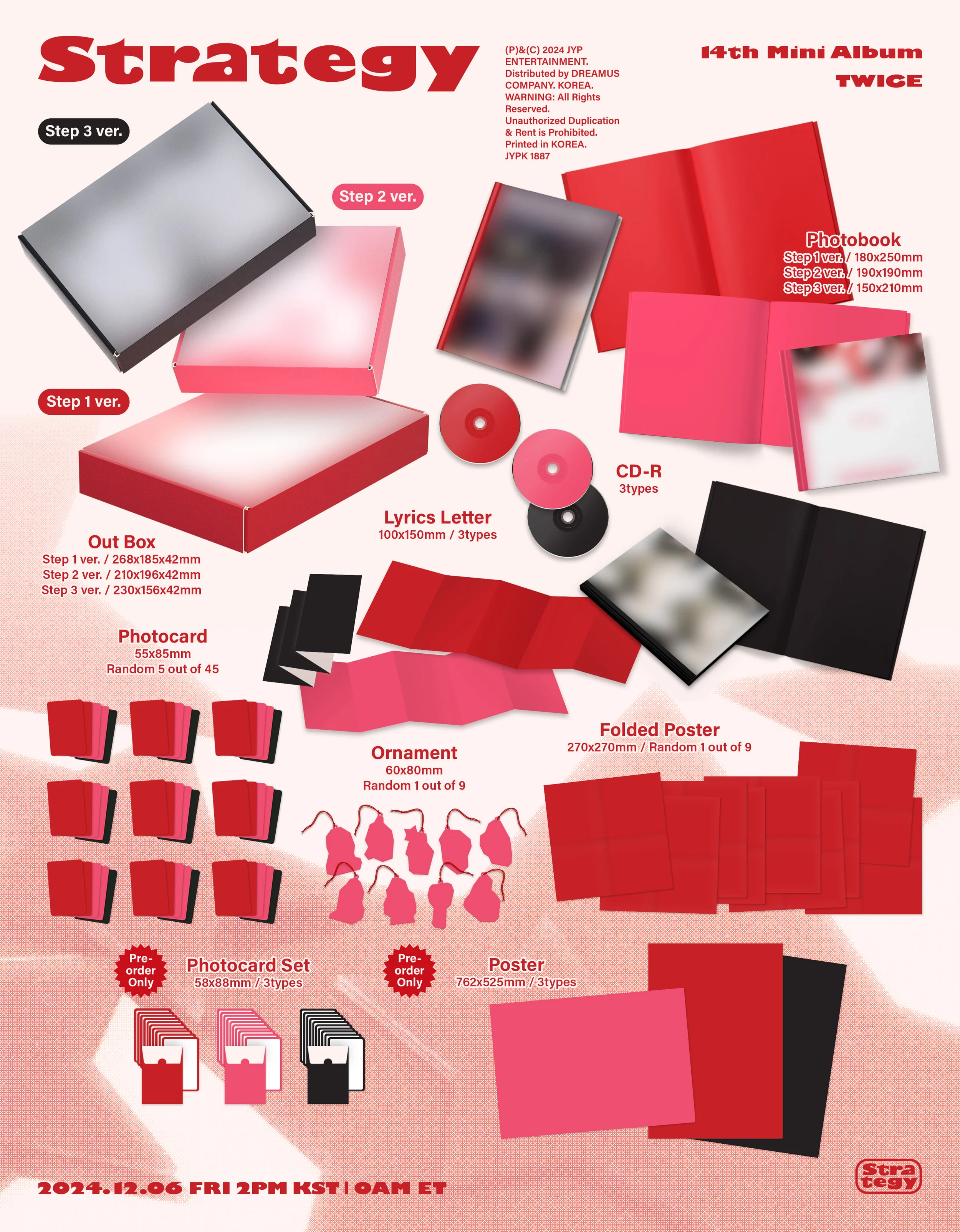 TWICE - 14th Mini Album [STRATEGY] (Step 1 Ver. / Step 2 Ver. / Step 3 Ver.) - Image 3