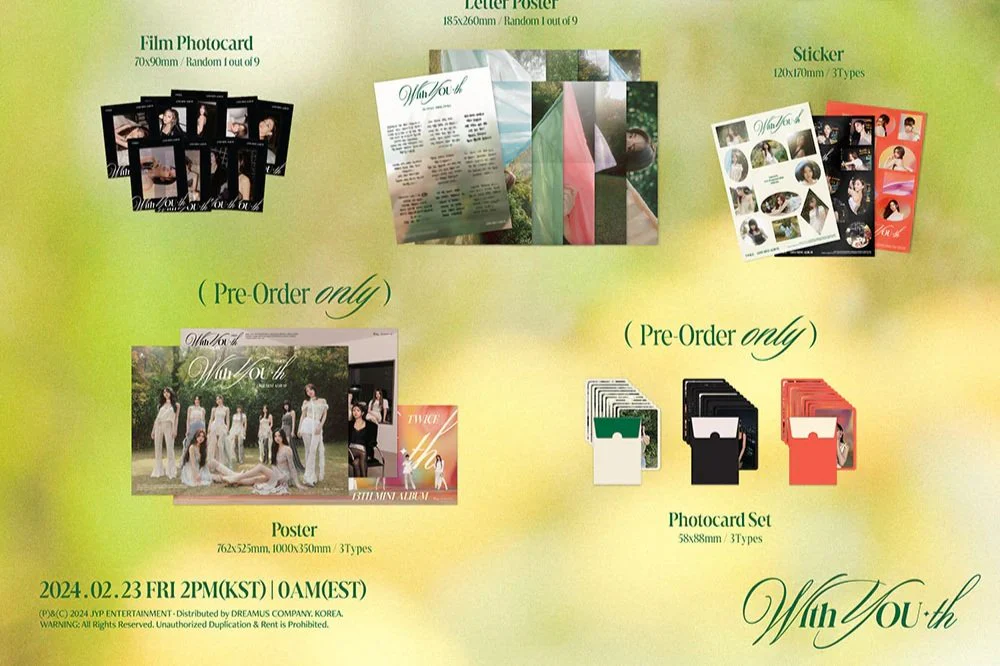 [TWICE] 13th Mini Album - With YOU-th (Forever Ver / Glowing Ver / Blast Ver) - Image 3