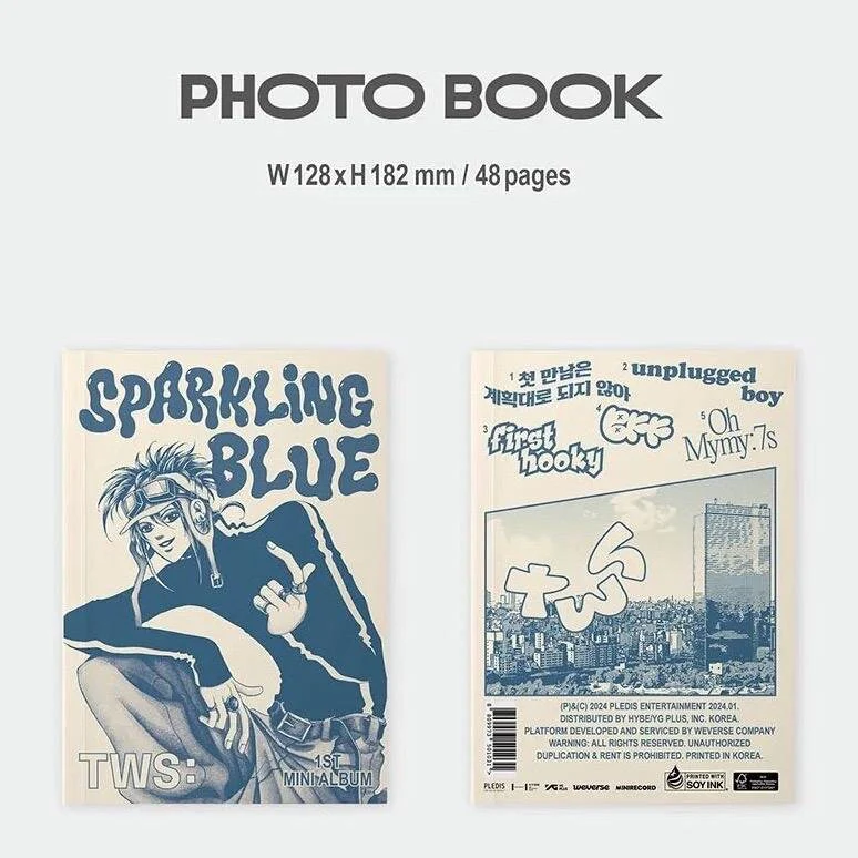 TWS - SPARKLING BLUE 1ST MINI ALBUM WEVERSE ALBUMS VER. - Image 4