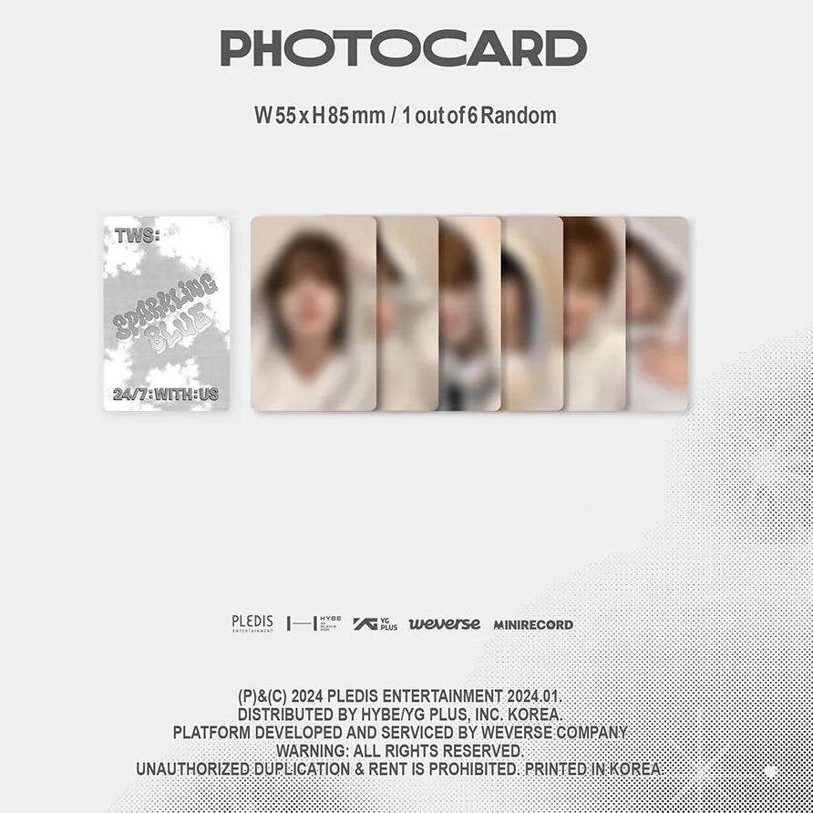 TWS - SPARKLING BLUE 1ST MINI ALBUM WEVERSE ALBUMS VER. - Image 8