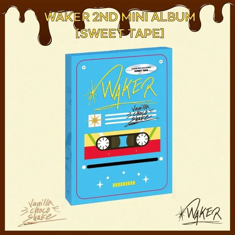 WAKER - 2nd Mini Album [Sweet Tape] Platform (Vanilla Ver. / Marmalade Ver. / Chocolate Ver.) - Image 7