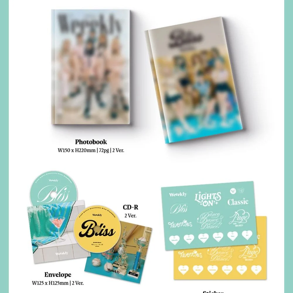Weeekly - 6th Mini Album [Bliss] (ON Ver./ LIGHTS Ver.) - Image 3