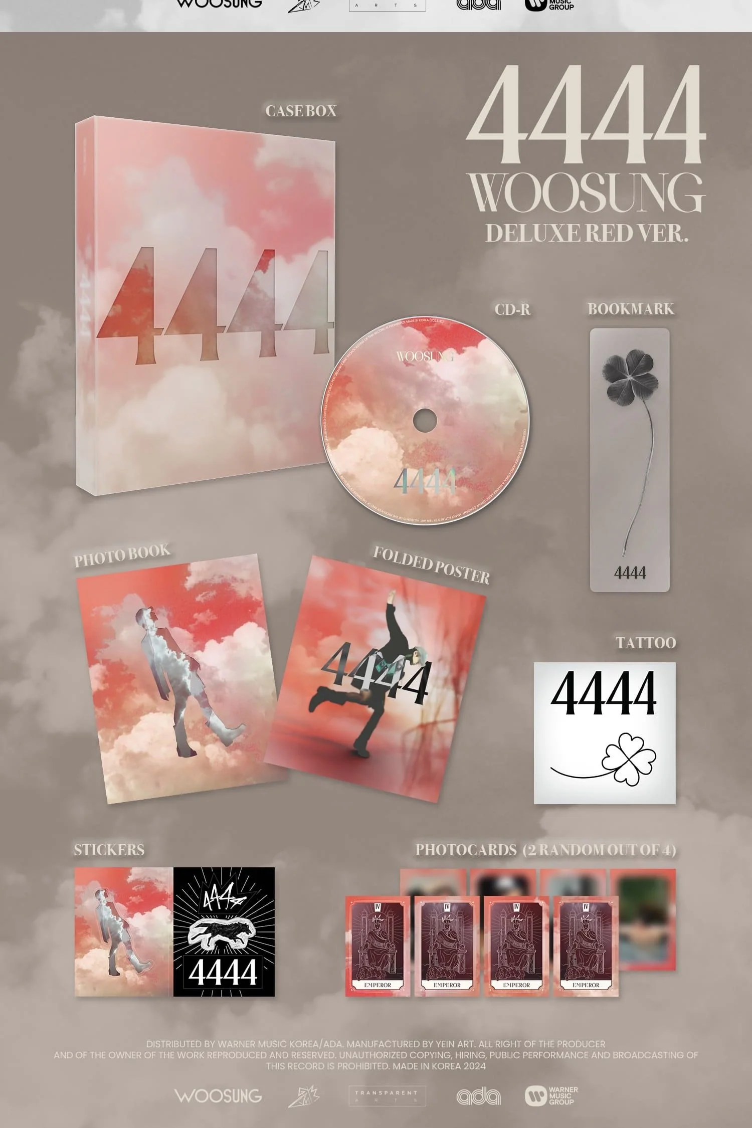 WOOSUNG - 4444 (DELUXE RED VER. / DELUXE BLUE VER.) - Image 3