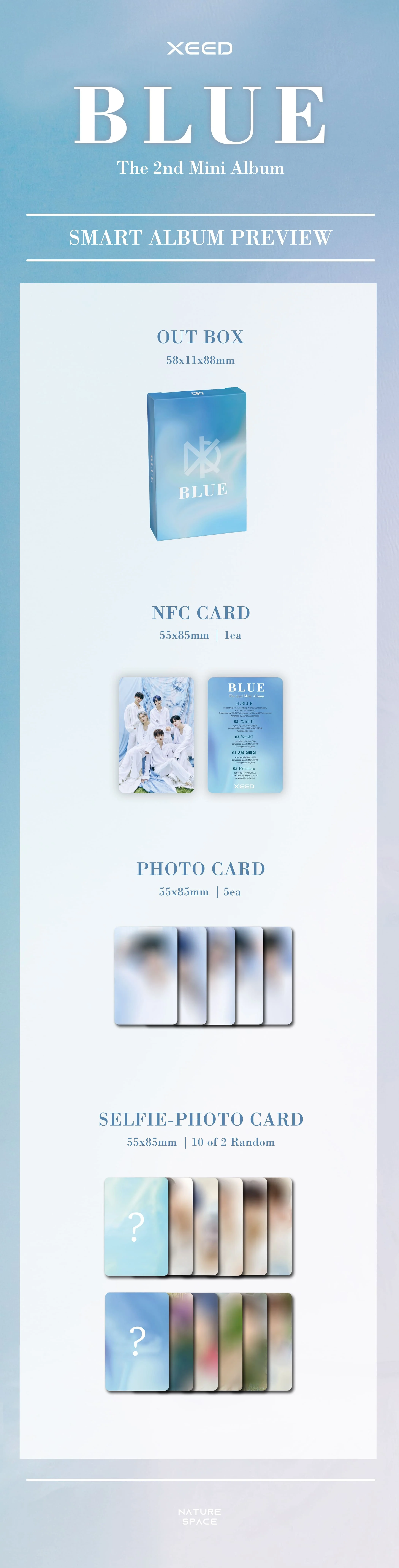 XEED 2nd Mini Album [BLUE] (SMC ver.) - Image 2