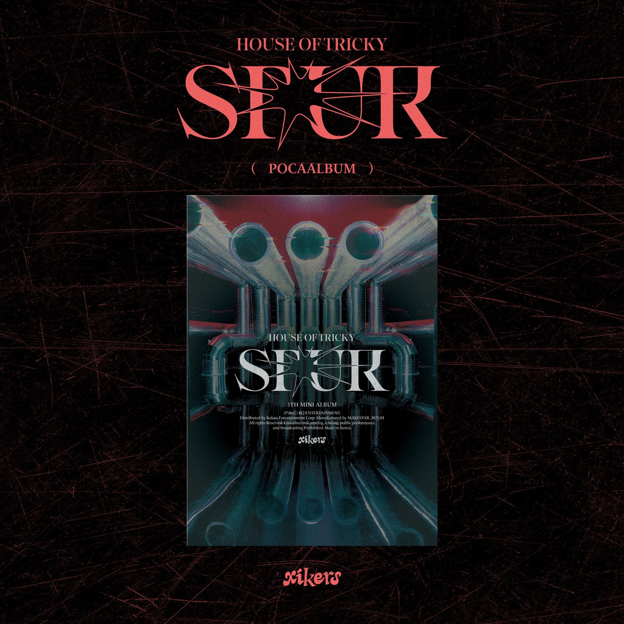 xikers - 5th Mini Album [HOUSE OF TRICKY : SPUR] (TRICKY Ver. / X Ver. / HIKER Ver. / POCAALBUM Ver.) - Image 4