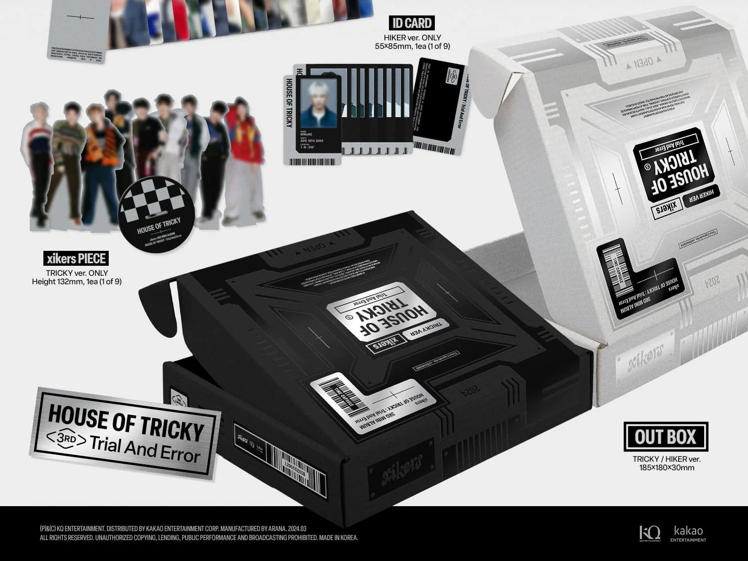 xikers 3rd Mini Album [HOUSE OF TRICKY : Trial And Error] (HIKER Ver. / TRICKY Ver.) - Image 4