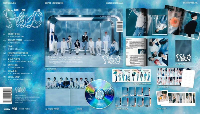 *MAKESTAR BENEFIT 'Lifeguard/Cool Patch'* [ZEROBASEONE] You Had Me At Hello Korean Album - Image 13